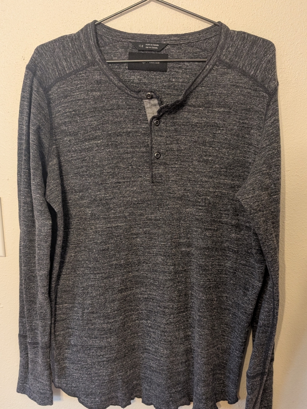 Wings + Horns Gray Knit Top